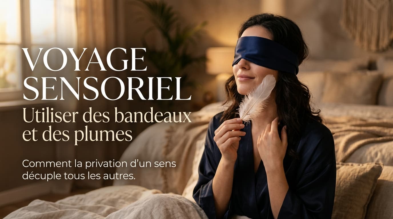 Voyage sensoriel : Utiliser des bandeaux et des plumes