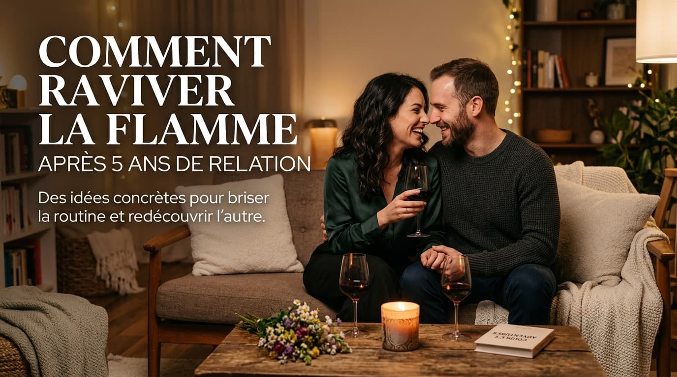 Comment raviver la flamme après 5 ans de relation