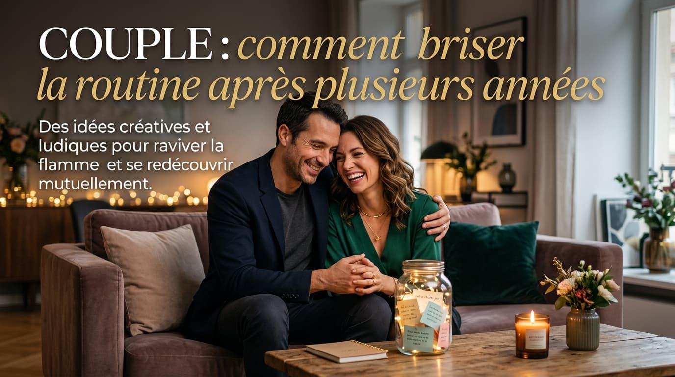Couple : comment briser la routine après plusieurs années