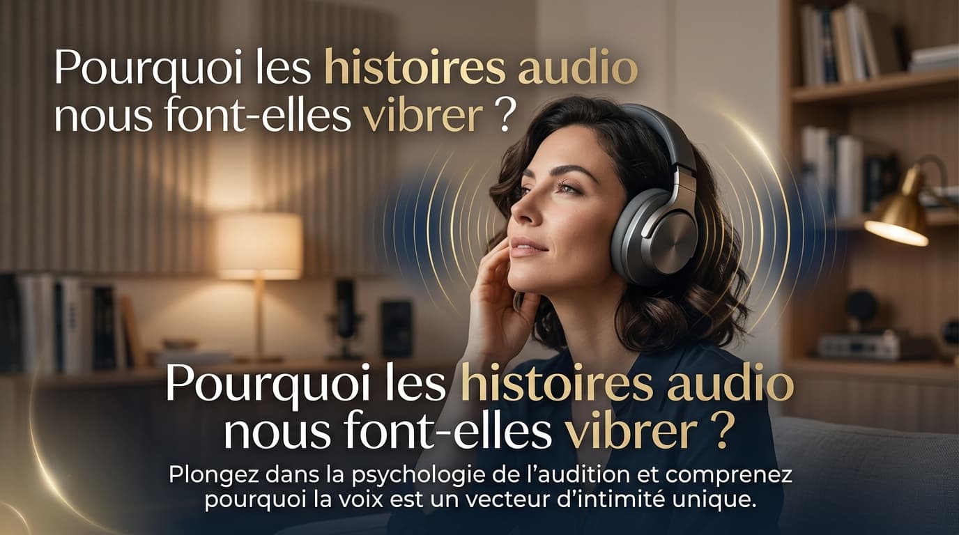 Pourquoi les histoires audio nous font-elles vibrer ?