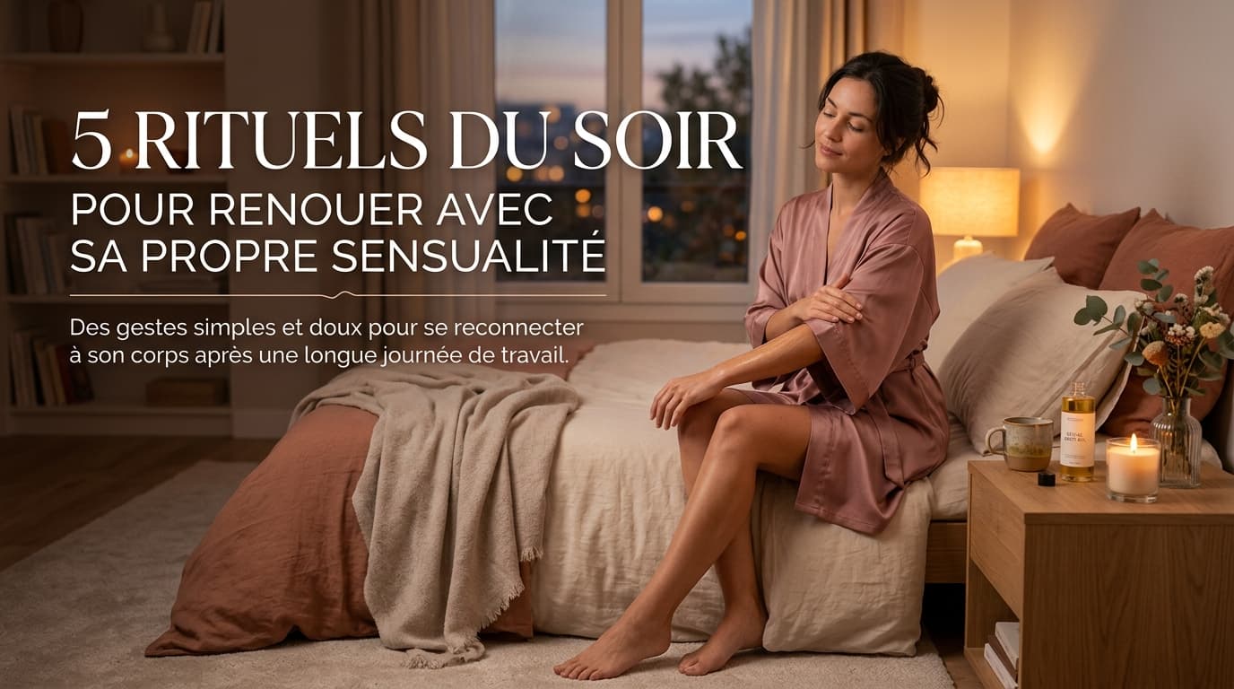 5 rituels du soir pour renouer avec sa propre sensualité