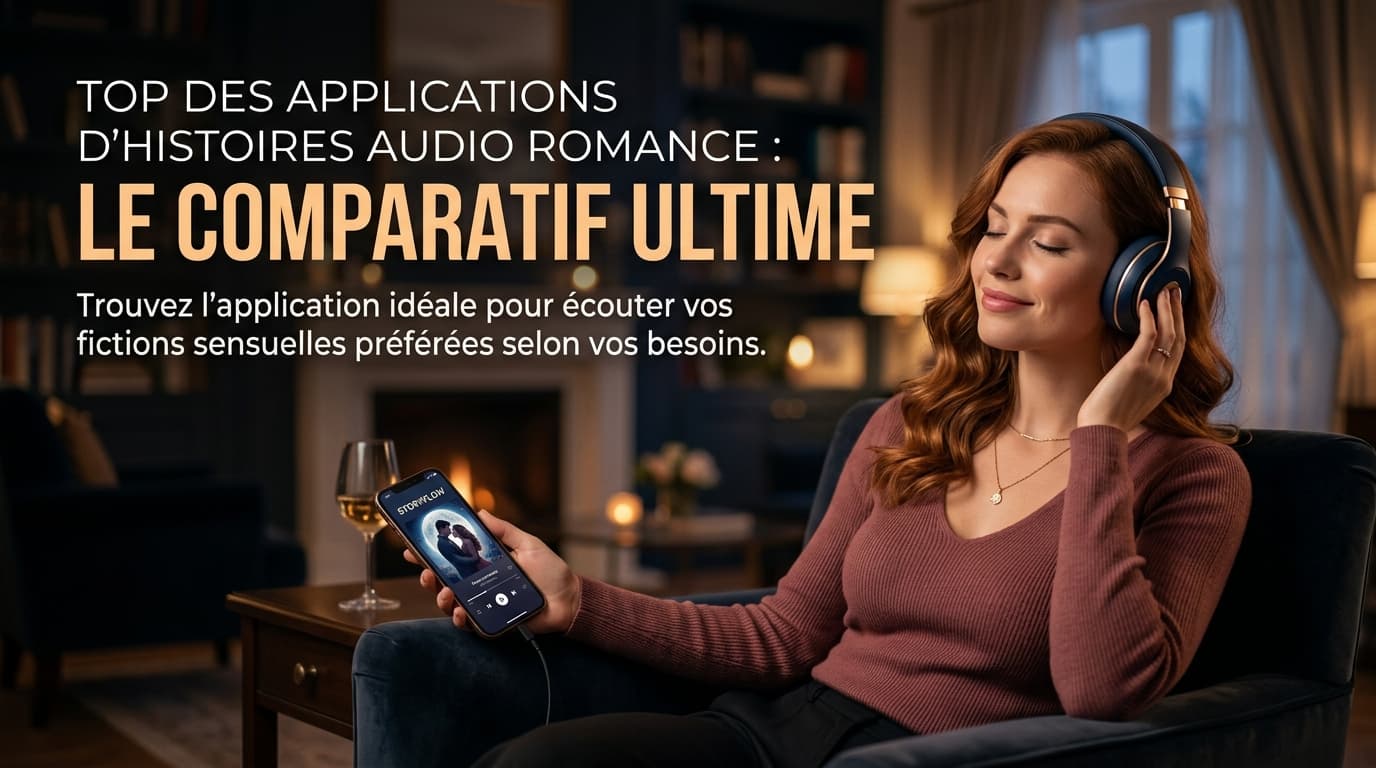 Top des applications d'histoires audio romance : le comparatif ultime