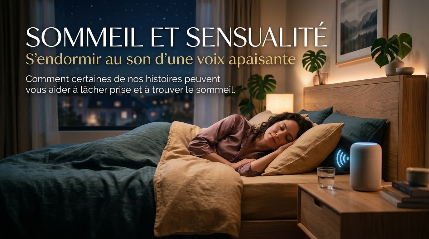 Sommeil et sensualité : s'endormir au son d'une voix apaisante