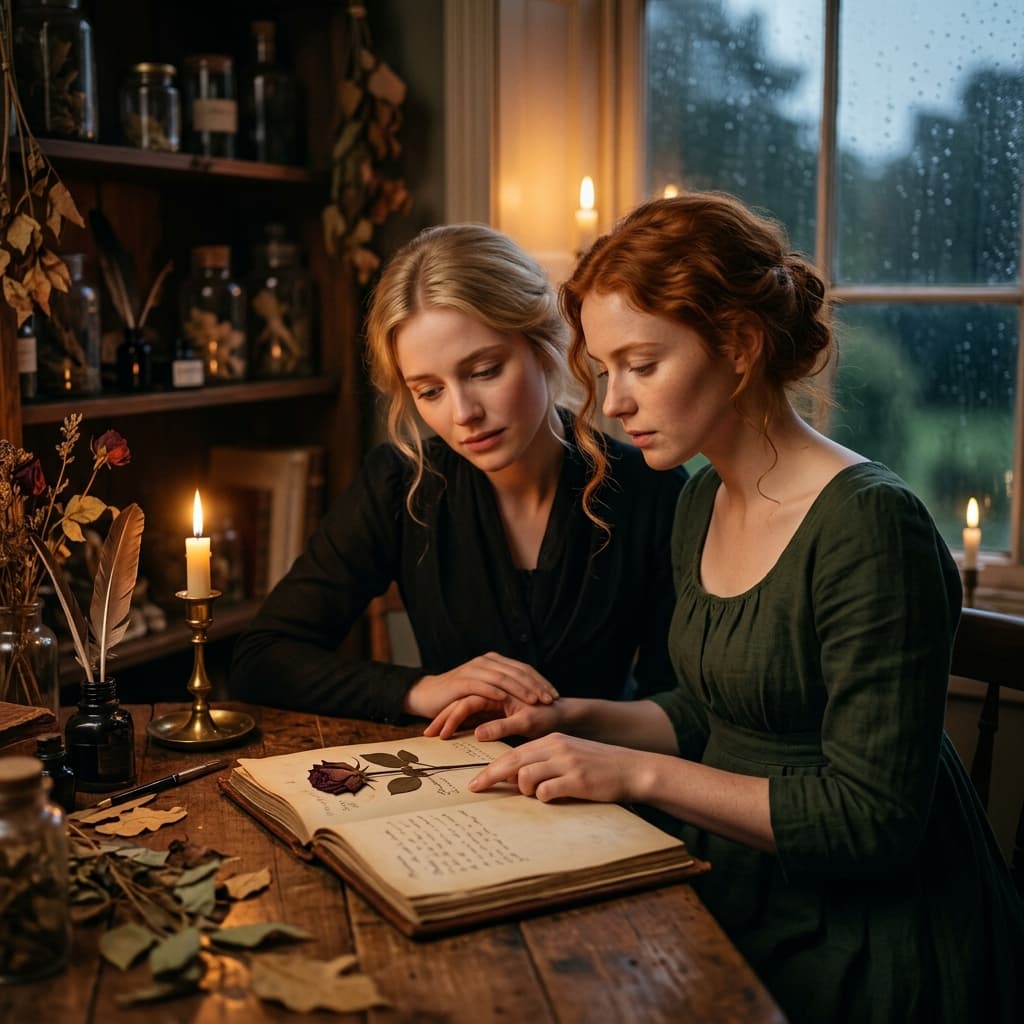 Les Roses de Thornfield : L'Herbier secret