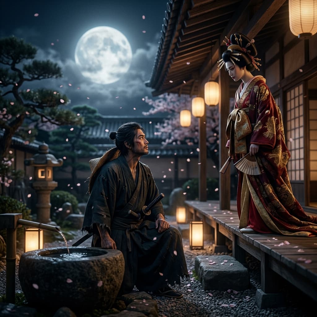 Ronin sous la lune