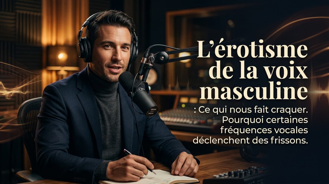 L'érotisme de la voix masculine : Ce qui nous fait craquer