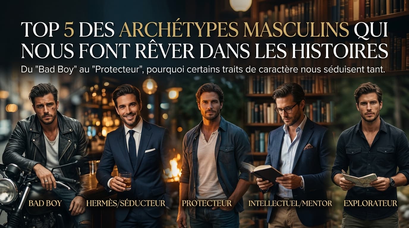 Top 5 des archétypes masculins qui nous font rêver dans les histoires