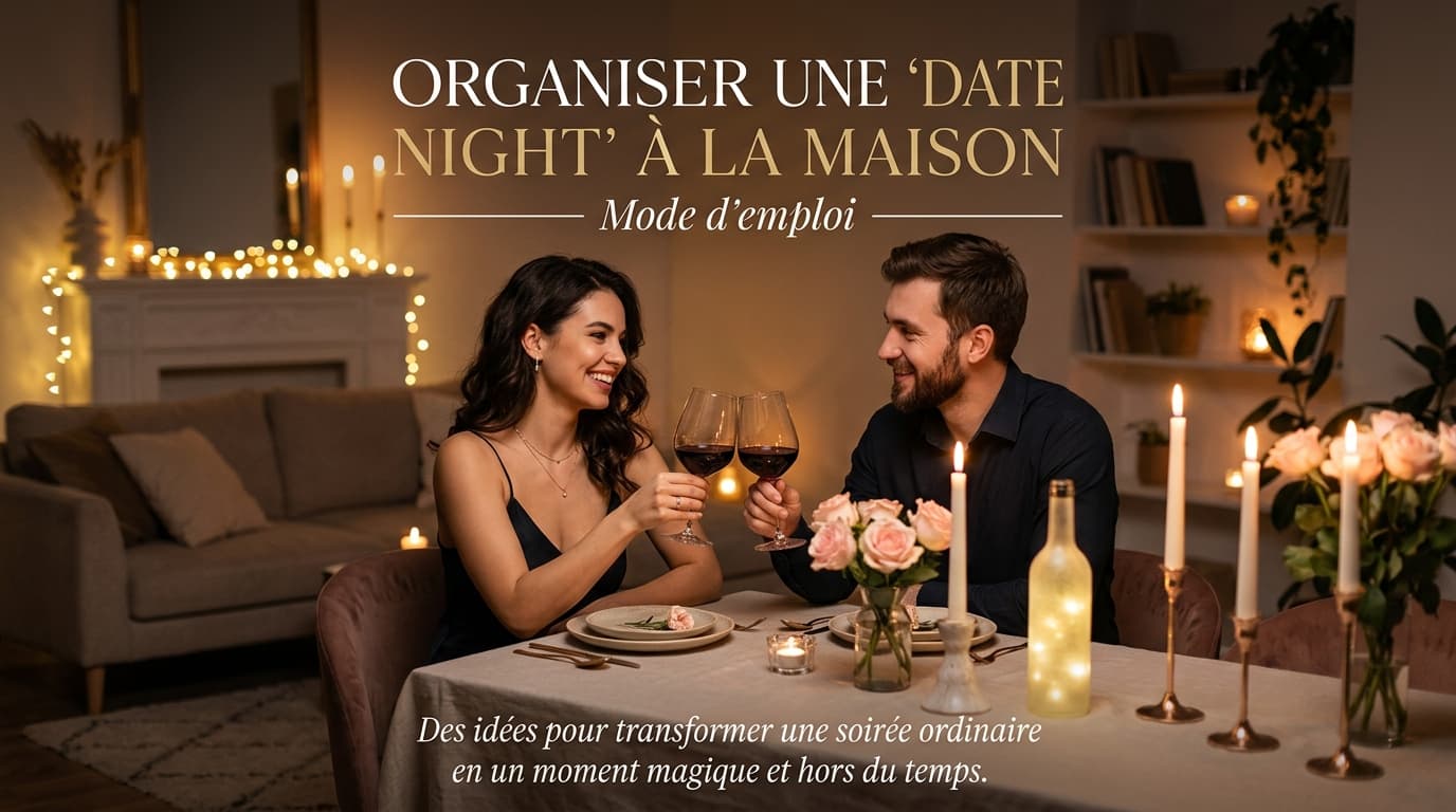 Organiser une 'Date Night' à la maison : mode d'emploi