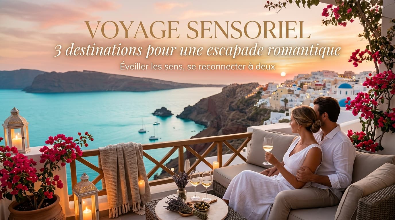 Voyage sensoriel : 3 destinations pour une escapade romantique