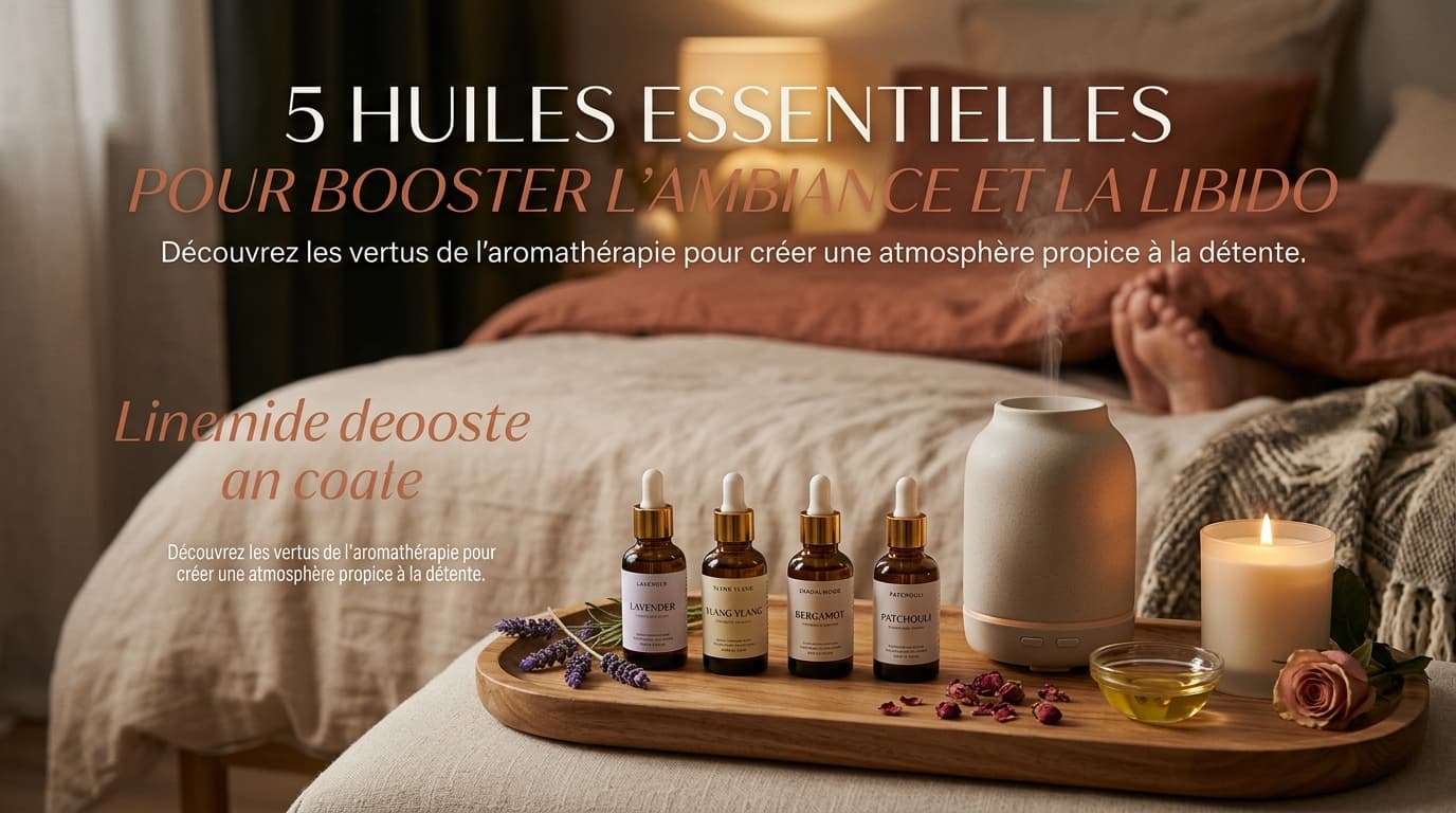 5 huiles essentielles pour booster l'ambiance et la libido