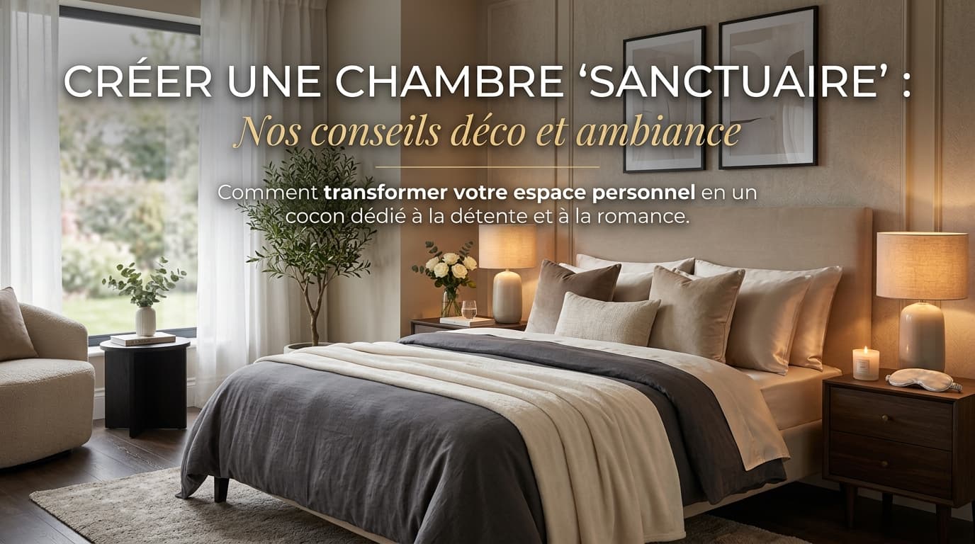Créer une chambre 'sanctuaire' : nos conseils déco et ambiance