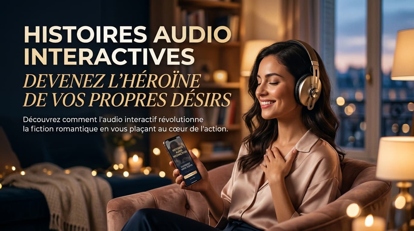 Histoires audio interactives : devenez l'héroïne de vos propres désirs