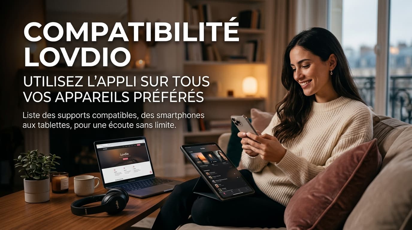 Compatibilité Lovdio : utilisez l'appli sur tous vos appareils préférés