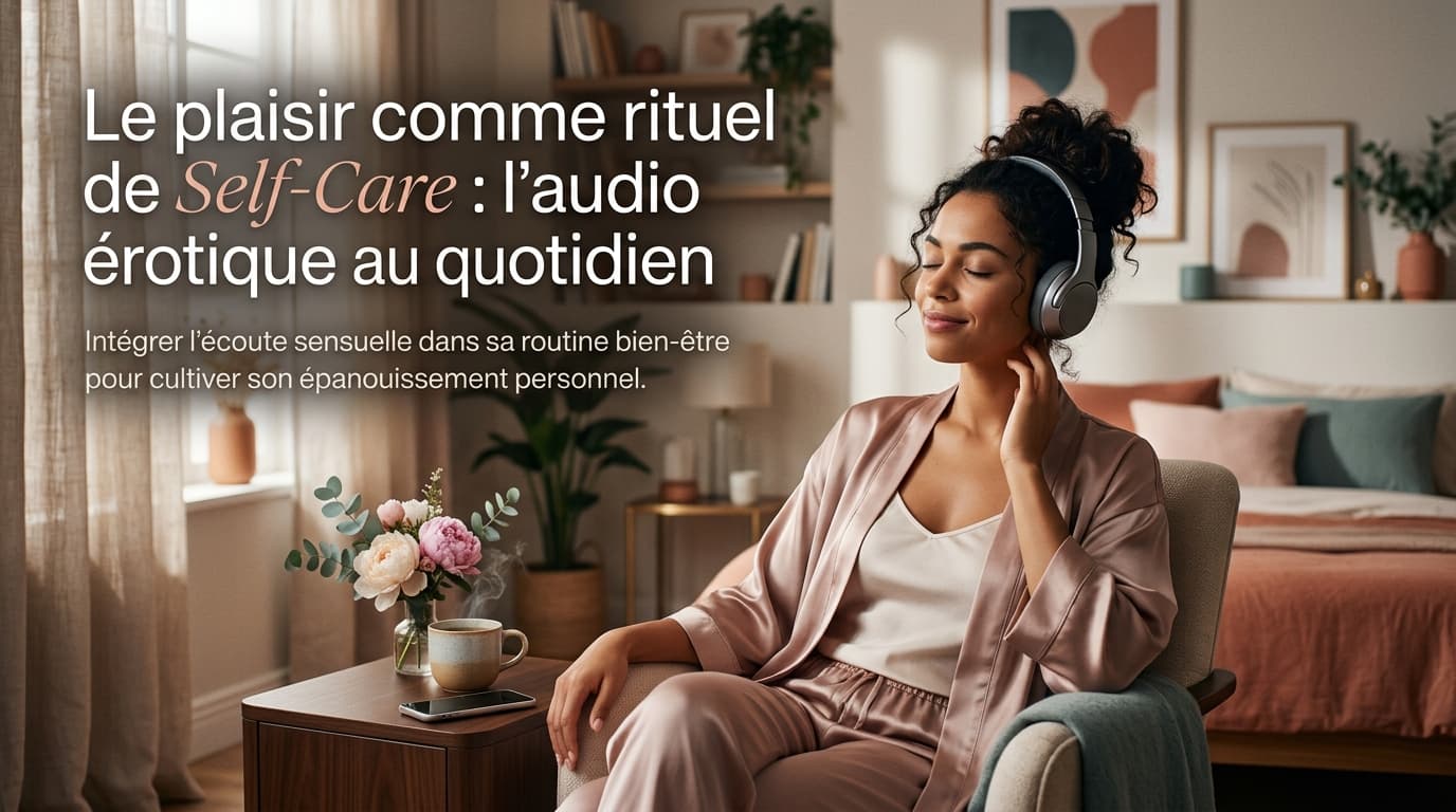 Le plaisir comme rituel de Self-Care : l'audio érotique au quotidien