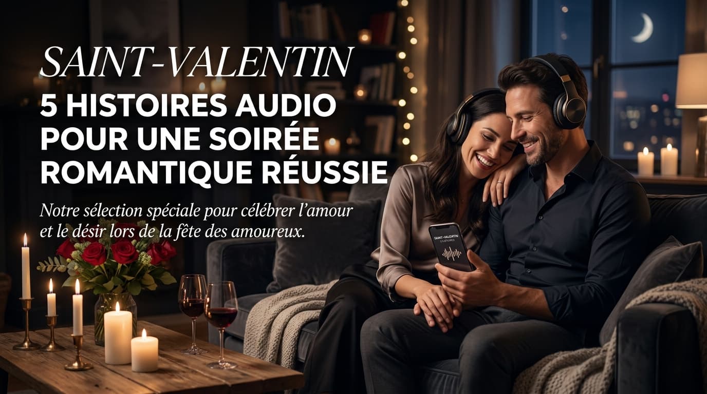 Saint-Valentin : 5 histoires audio pour une soirée romantique réussie